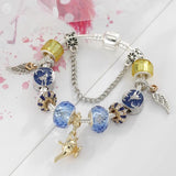 Retro Princess Magic Lamp Pendant Bracelet DIY Bangle