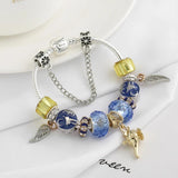 Retro Princess Magic Lamp Pendant Bracelet DIY Bangle