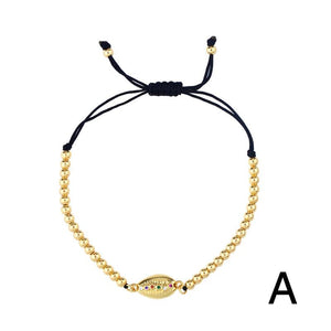Colorful Zirconia Tennis Chain Evil Eye Cross Bracelets