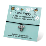 Bee Honeybee Adjustable Bracelets Women Men Unisex Jewelry Animal Lover