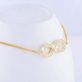 Vintage Zircon Charms Bracelets Copper Chain Square Friendship Bra