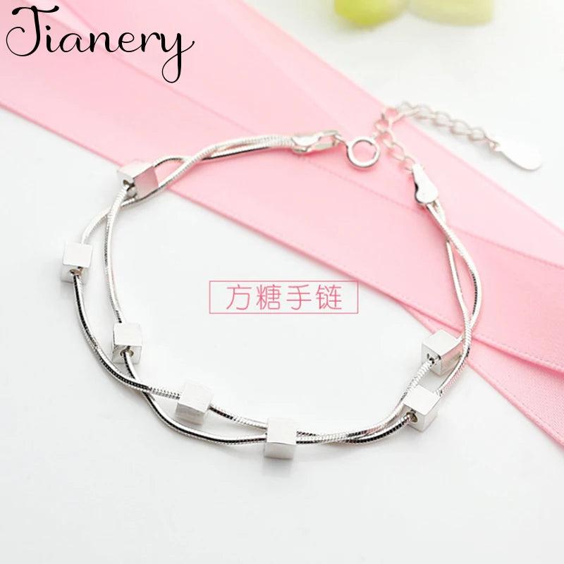 Boho Cube Box Bracelets for Women Summer Beach Jewelry