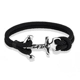 Navy Style Anchor Bracelets Double Strand Nautical Rope Bracelet