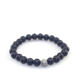 Natural Rhodochrosite Stone Bracelets 8MM Round Stone Bracelet