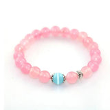 Natural Rhodochrosite Stone Bracelets 8MM Round Stone Bracelet