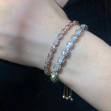 Women's CZ Adjustable Crystal Tennis Bracelet
