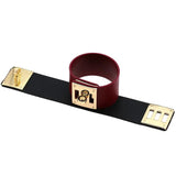 Wide Punk Bracelet Street Snap for Men and Women