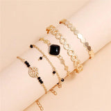 Bohemian Zircon Bracelet Set Women Jewelry Gift