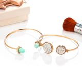 6Pcs/Set Hip-Hop Rock Mixed Bracelet Women Anniversary Gift Jewelry