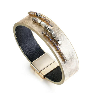 Bohemian Crystal Beads Charm Wrap Bracelet Femme Bijoux