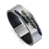 Bohemian Crystal Beads Charm Wrap Bracelet Femme Bijoux