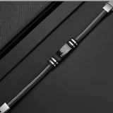 KADEMAN Men Bracelet Stainless Steel Silicone Charm Bangle Wristband Jewelry