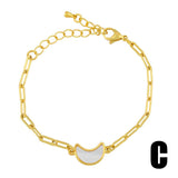 Paperclip Chain Butterfly Bracelet For Women Charms Statement Jewelry Gift