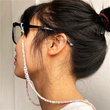 Women's Sunglasses Masking Chain Acrylic Beads Lanyard