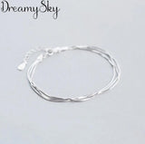 Bohemia Summer Silver Multi-layer Chain Bracelet for Women