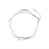 Bohemia Summer Silver Multi-layer Chain Bracelet for Women