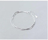 Bohemia Summer Silver Multi-layer Chain Bracelet for Women