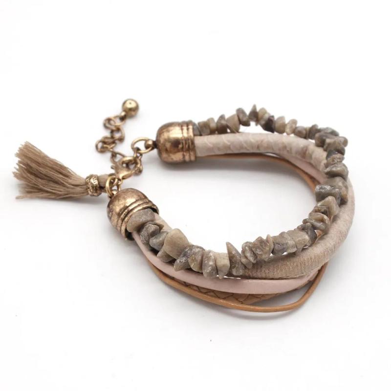 Multilayer Punk Leather Bracelets for Women