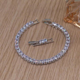 Korea Jewelry Square Zircon Bracelet Women Work Accessories
