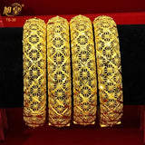 Copper Alloy Bangles Bracelet Charm Plated Jewelry Bridal Wedding Banquet