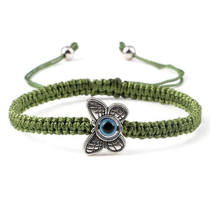 WANGAIYAO Demon Eye Bracelet Bestie Bracelet Hand Rope Couple Braided Butterfly