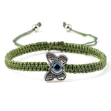 WANGAIYAO Demon Eye Bracelet Bestie Bracelet Hand Rope Couple Braided Butterfly
