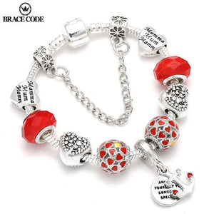 Cartoon Kitty Pendant DIY Bracelet Snake Chain Cake Beads Charm for Kids Girls