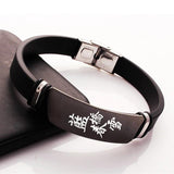 King's Avatar Silicone Bangle Stainless Steel Bracelet Wristband Cosplay