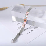 Sunflower Guardian Charm Bracelet Stainless Steel Strap