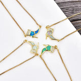 Opal Adjustable Copper Heels Bracelet 11-22cm