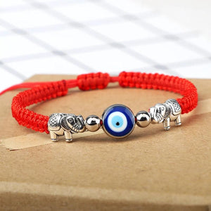 Elephant Bracelet Red Rope Couple Suit Adjustable Hand