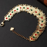 Arabian Wedding Jewelry Currency Chain Bracelet