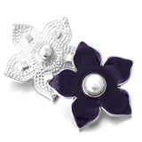 6pcs Flower Snap Button 20mm Metal Snaps for Jewelry