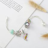 Rainbow Bead Charm Bracelet Romantic Summer Style Jewelry Gift
