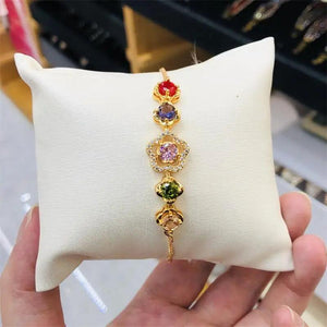 Zircon Chain Crystal Bracelet for Women