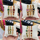 Zircon Chain Crystal Bracelet for Women