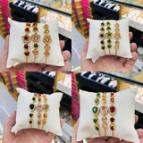 Zircon Chain Crystal Bracelet for Women
