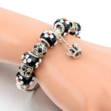 Crown Charm Bracelet Women Beads Bracelets Bangles Jewelry Sbr160016