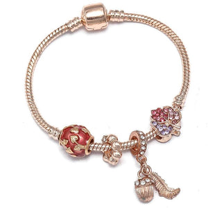 Summer Daisy Charm Bracelet DIY Flowers Pendant Bangle