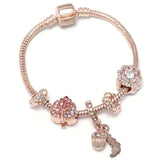 Summer Daisy Charm Bracelet DIY Flowers Pendant Bangle