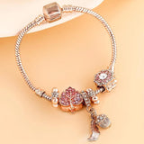 Summer Daisy Charm Bracelet DIY Flowers Pendant Bangle