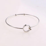 Star love cross wireless symbol Bracelet & Bangle