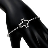 Star love cross wireless symbol Bracelet & Bangle