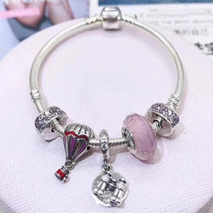 Silver-plated Charm Snake Bone Bracelet, DIY Fine Bracelet For Women