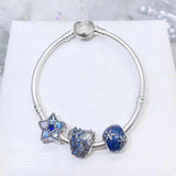 Silver-plated Charm Snake Bone Bracelet, DIY Fine Bracelet For Women