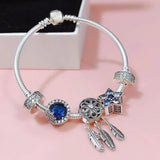 Silver-plated Charm Snake Bone Bracelet, DIY Fine Bracelet For Women
