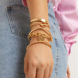Exaggerated Fried Dough Twist Bracelet