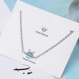 Silver Zircon Star Bracelets Gift Jewelry