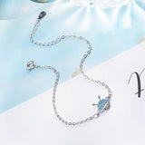 Silver Zircon Star Bracelets Gift Jewelry