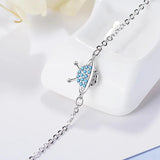 Silver Zircon Star Bracelets Gift Jewelry